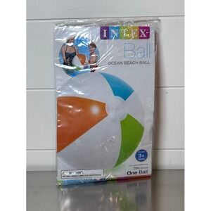 Intex Ocean Beach Ball 20 inch Inflatable Pool Toy Kid Summer Fun New‎ 2017